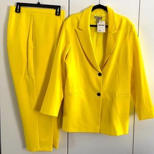 ASOS Curve Yellow Pantsuit Size 18W NWT